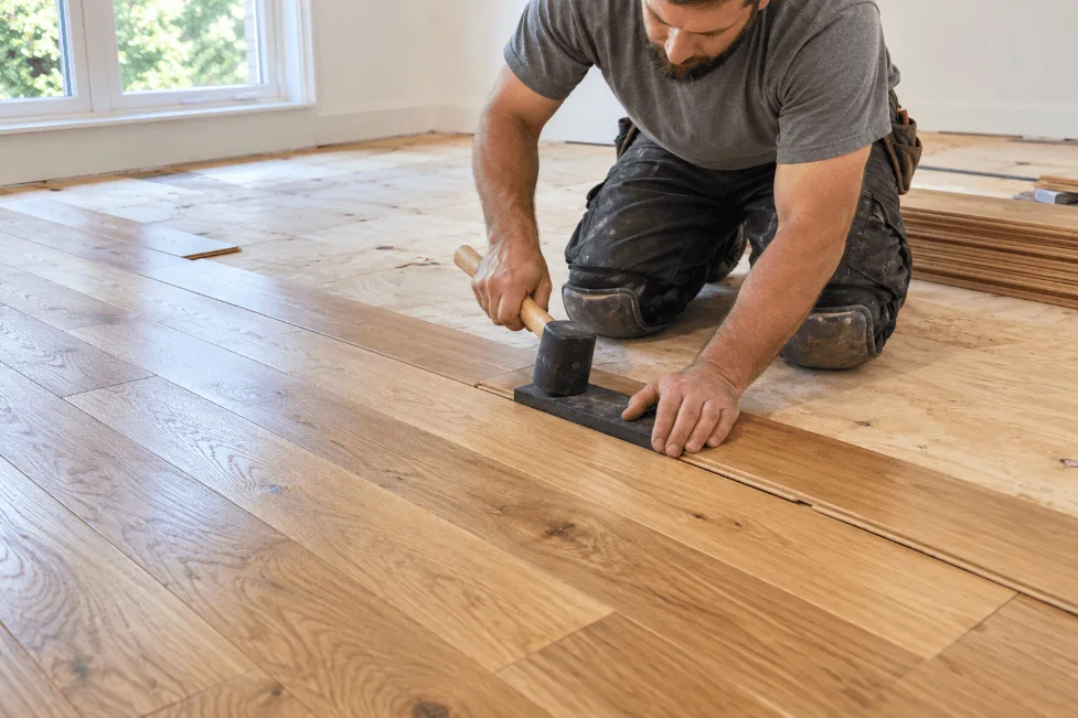 Hardwood Floor Installation illustration